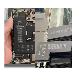 Phone Battery For IPhone Battery Cell No Flex Connector Rechargeable Battery Replacement Parts For IPhone 15 14 13 12 11 X Xs Xr Max 8 7 6 6s