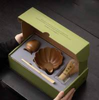 Bol à matcha en céramique, design Japandi, écologique, accessoires pour service à thé