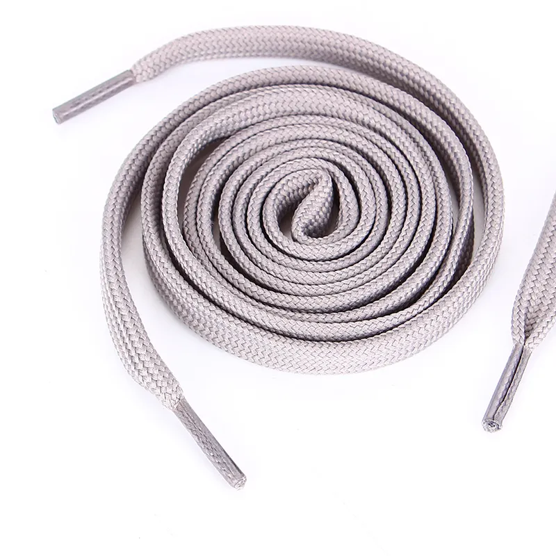 Круглые шнурки с заводским наконечником, толстые плоские толстые шнурки для обуви, широкие шнурки 2/5 дюйма