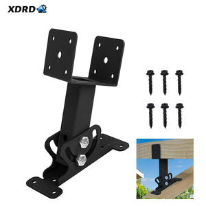 Soporte Triangular de Acero Resistente para Pérgola, Poste de Madera y Conexión de Estructura Tubular, Herrajes para Gazebo Exterior - Product Image 1