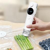 Fabrieksleverancier OEM Draagbare 2-in-1 Accu-aangedreven Vacuüm- en Warmteverzegelapparaat voor voedselbewaring voor huishoudelijk & buitengebruik