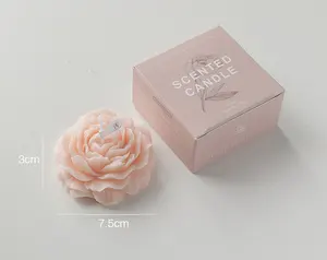 Jinmai giá rẻ nến thơm trang trí nhà đám cưới sang trọng nến hoa mẫu đơn sáp đậu nành cho nến
