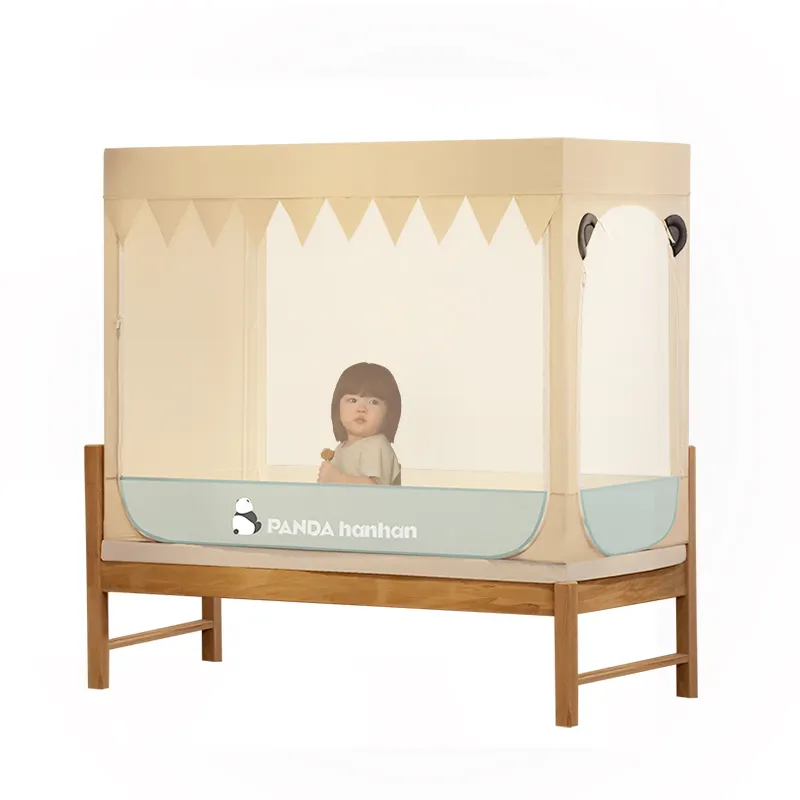 Multifunctionele Kawaii Beer Bed Babi Cotbed Klamboe Voor Het Splitsen Bed En Wieg Baby Bassinet