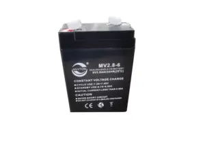 Manufacturer's Offer 6V2.8Ah AGM Rechargeable Lead Acid Battery for Electric Mosquito Swatters Desk Lamps