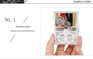 <span class=keywords><strong>Kit</strong></span> <span class=keywords><strong>de</strong></span> <span class=keywords><strong>Costura</strong></span> <span class=keywords><strong>de</strong></span> Viaje Mini, Reparación Rápida, <span class=keywords><strong>Básico</strong></span>, Portátil, con Agujas Pre-enhebradas, Herramienta <span class=keywords><strong>de</strong></span> Reparación <span class=keywords><strong>de</strong></span> Emergencia para Viajeros Principiantes, Hogar y Hotel - Product Image 3