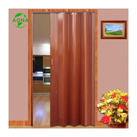 Porte pliante en PVC coulissante en accordéon à charnière souple Offre Spéciale pour cloison