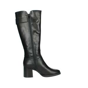 Women's <b>Knee</b> <b>High</b> Boots Black Heel Height 37 Size K-10096 - Product Image 4