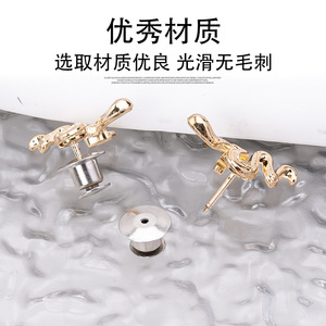 Nuevo cierre a presión plateado con diseño de serpiente para ajustar la cintura, desmontable, sin clavos, sin costuras, botón para ajustar la cintura para jeans. - Product Image 2