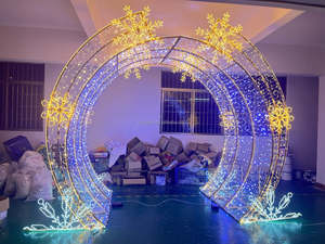 Éclairage extérieur festival publicité gonflables led arc-en-ciel gonflable événement boîte de nuit arc-en-ciel - Product Image 6