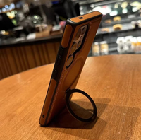 Coque antichoc hybride PC TPU en cuir pour Samsung S26 Ultra, étui magnétique pour téléphones mobiles, nouveau modèle S21 Ultra, vente chaude