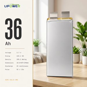 Baterai Semi-Solid State ULi 400Wh/kg 3.7V 36Ah dengan Pengosongan Tinggi, Baterai Densitas Energi Tinggi, Sel Pouch Li-ion untuk UAV/eVTOL - Product Image 1