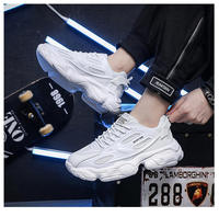 Nouveau à la mode à lacets hommes papa chaussures haut grosses baskets hauteur augmentant formateurs Sport chaussures de course décontractées pour hommes