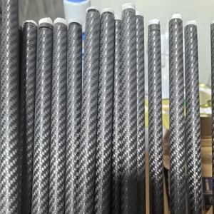 Tubo in Fibra di Carbonio 3K Personalizzabile, Nero Opaco ad Alta Resistenza per Droni e Robot, Materiale Grezzo High-Tech - Product Image 3
