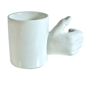 Diseño moderno creativo <span class=keywords><strong>Pulgar</strong></span> Alabanza Taza de cerámica personalizada Taza de café/leche de alta temperatura para reconocimiento - Product Image 6