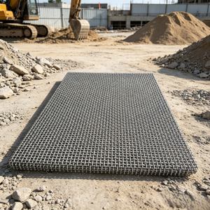 Maille de fil métallique en acier au manganèse 65Mn personnalisable, pliable et soudable, pour tamis vibrant, mines, carrières et industries du charbon - Product Image 4
