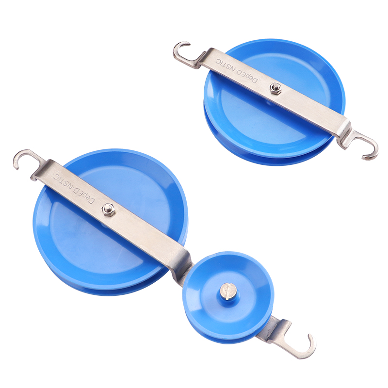 Physics teaching instrument for Single / double pulley set