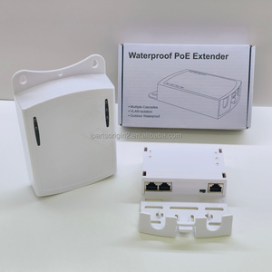 Waterproof Gigabit PoE Repeater 1in2Out10/100/1000Mbps IEEE802.3af/at PoE Extender for CCTV <b>IP</b> <b>Camera</b> 200M Transmission Distance - Product Image 4