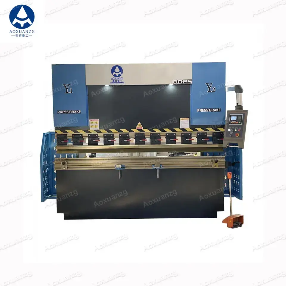 WC67K-80T2500MM Estun E21 controllo del controllo del sistema NC Press Brake macchina piegatrice pressa idraulica