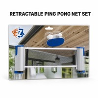 Kit de tennis de table portable OEM/ODM personnalisé en gros avec filet rétractable, 2 raquettes et 3 balles pour le jeu en voyage