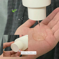Bouchon à vis contrôle sortie en plastique mat bouteille pour shampooing personnalisé imprimé lotion pet en plastique bouteille voyage cosmétiques bouteille