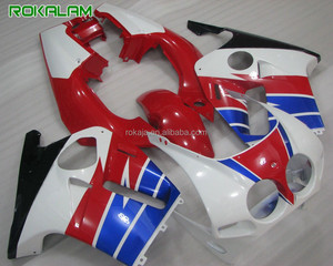 สำหรับฮอนด้า CBR250RR MC19 1988 1989 CBR250R <span class=keywords><strong>CBR</strong></span> <span class=keywords><strong>250</strong></span> <span class=keywords><strong>RR</strong></span> 88-89 CBR250มอเตอร์ไซค์สีฟ้าแดงขาวดำ - Product Image 1