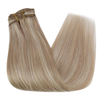 Extensions de cheveux à clips double épaisseur, 7 pièces, 12-30 pouces, pointes pleines et épaisses, sans perte de cheveux, multicolores, en vrac