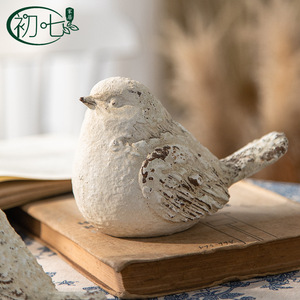 Adorno de Escritorio de Pájaro Retro, Resina, Estilo Vintage, Decoración del Hogar, Accesorio para Bodas - Product Image 4