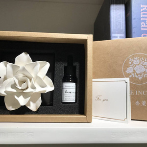 Luxury Customised Decorative Shape Color <strong>Clay</strong> Ceramic <strong>Flower</strong> Aroma <strong>Diffuser</strong> Reed <strong>Diffuser</strong> - Product Image 1