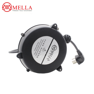 Enrouleurs de câbles électriques rétractables Mella, cordons compacts de 5 m, enrouleurs de rallonges murales pour aspirateurs et appareils électroménagers - Product Image 4