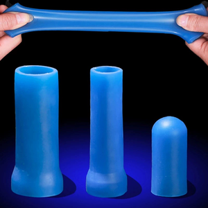 Prodotto per adulti maschio JJ pene per esercizi sportivi in Silicone spesso in pelle con manicotto sigillante anello di copertura per tazza - Product Image 6