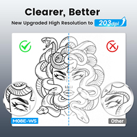 Printer Tato Fleksibel AIMO Produk Baru M08E-WS Explosion Tattoo Printer Stencil Tato