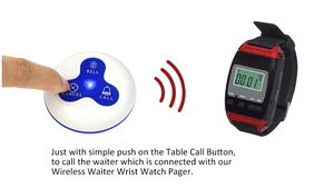 Đồng Hồ Thông Minh Máy Nhắn Tin Với Màn Hình Y-128e Nhà Hàng Truyền Thông Nhắn Tin Không Dây Chuông Phục Vụ Hệ Thống Gọi Cho Khách Sạn Salon - Product Image 6