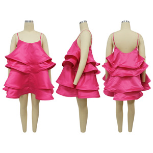 Vestido Maxi con Volantes y Abertura Alta al Hombro, Elegante Vestido de Noche para Mujer, Vestido Casual de Moda Africana para Mujer al por Mayor - Product Image 4