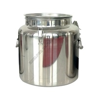 Cubo de acero inoxidable de grado alimenticio de doble capa 10-100L | Valde De 10-100L Acero Inoxidable Doble Capa Para Alimentos Y Bebidas