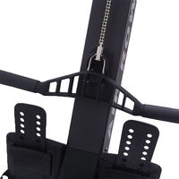 Rameur pliable à résistance à l'air, en acier robuste, avec écran LCD, 10 niveaux de résistance réglables, pour la maison, la salle de sport commerciale