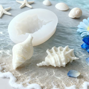 J10-499 Muschel- & Seestern-Silikonform für Fondant & Schokolade Kuchendekoration Backzubehör - Product Image 4