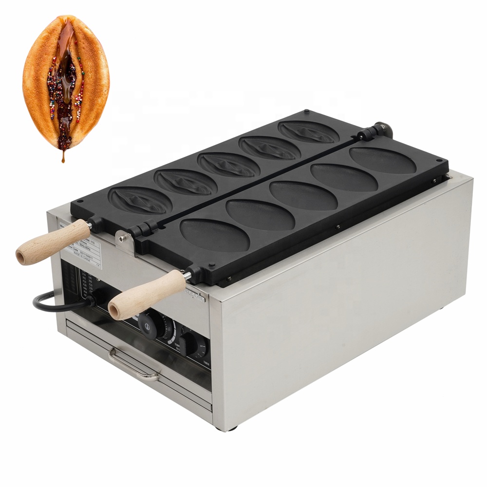 Thương Mại Ice Cream Đầy Mini Âm Đạo Và Dương Vật Hình Dạng Khuôn Thắt Chặt Máy Snack Khác Điện Âm Đạo Waffle Maker