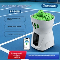 Lanzador Automático de Pelotas de Tenis/Pickleball, Dispositivo de Entrenamiento Inteligente, Herramienta de Práctica Portátil Multijugador, Modelo PP-MINI 4.9kg