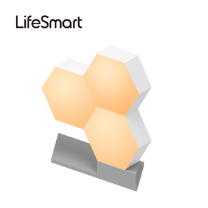 Lifesmart Cololight App Muziek Controller Rgb Smart Led <span class=keywords><strong>Light</strong></span> Panel Modulaire Intelligente Ritme Lampara Smart Led-<span class=keywords><strong>3Pcs</strong></span>