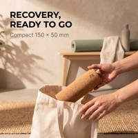 Roller Cork FX Ringan & Portabel untuk Pijat Jaringan Dalam, Pemulihan Otot, Pereda Nyeri Punggung, Yoga, Kebugaran, dan Terapi Fisik