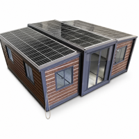 Maison Modulaire Pliante 40ft 20ft, 2-3 Chambres, Préfabriquée, Mini Maison Mobile Portable Extensible, Modèle Conteneur