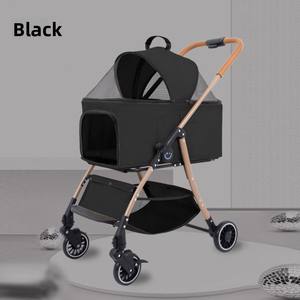 उच्च गुणवत्ता वाले फोल्डेबल पालतू ट्रॉली थोक बिल्ली और कुत्ते बैग वाहक ले जाने के लिए आसान - Product Image 3