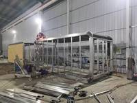 Maison conteneur préfabriquée en acier galvanisé en forme de pomme, design moderne respirant, résistance au vent pour boutique, villa, hôtel