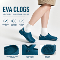 Zapatos Médicos Unisex ANNO, Transpirables y Elásticos, con Plantilla de EVA para Todas las Estaciones, Zuecos de Trabajo