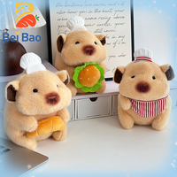 Fabricant de peluches : Ensemble Capybara Chef Kawaii, peluche douce et moelleuse, personnalisable avec logo, pour machine à griffes et cadeau en peluche