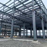 Bâtiment industriel préfabriqué en acier robuste pour entrepôt, atelier, usine, capacité de charge lourde, conception OEM