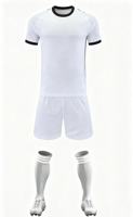 Ensemble de tenue de football personnalisée par sublimation, ensemble sportif en polyester à séchage rapide, maillot, short, chaussettes, logo d'équipe personnalisé, nom, numéro