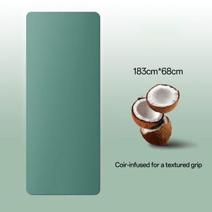 Tapete de <span class=keywords><strong>Yoga</strong></span> Ecológico Impermeable Extra Grande de 183 cm, Tapete de <span class=keywords><strong>Ashtanga</strong></span> de Material PU+Goma con Superficie Antideslizante - Product Image 1