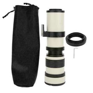 Lente de Zoom Superteleobjetivo MF Económico para Cámara, F/8.3-16, 420-800 mm, Montura T con Anillo Adaptador, Rosca para Filtro de 67 mm para Canon y <span class=keywords><strong>Nikon</strong></span> - Product Image 3