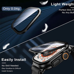 وصول جديد: غطاء حماية نحيف للغاية لساعة أبل ووتش ألترا 2/<span class=keywords><strong>3</strong></span> مع واقي شاشة زجاجي مقوى - Product Image 3